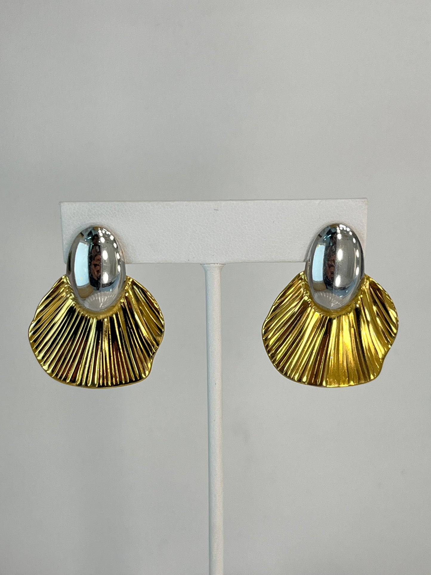 Aretes Clam Bicolor