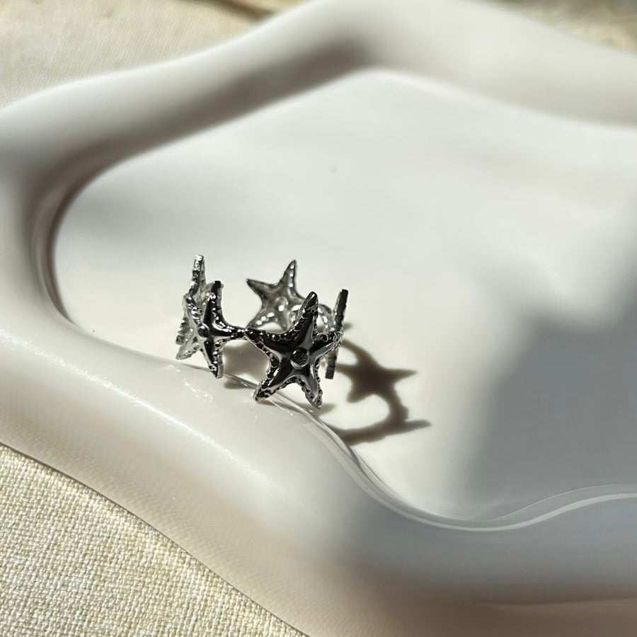 Anillo Starfish Plata