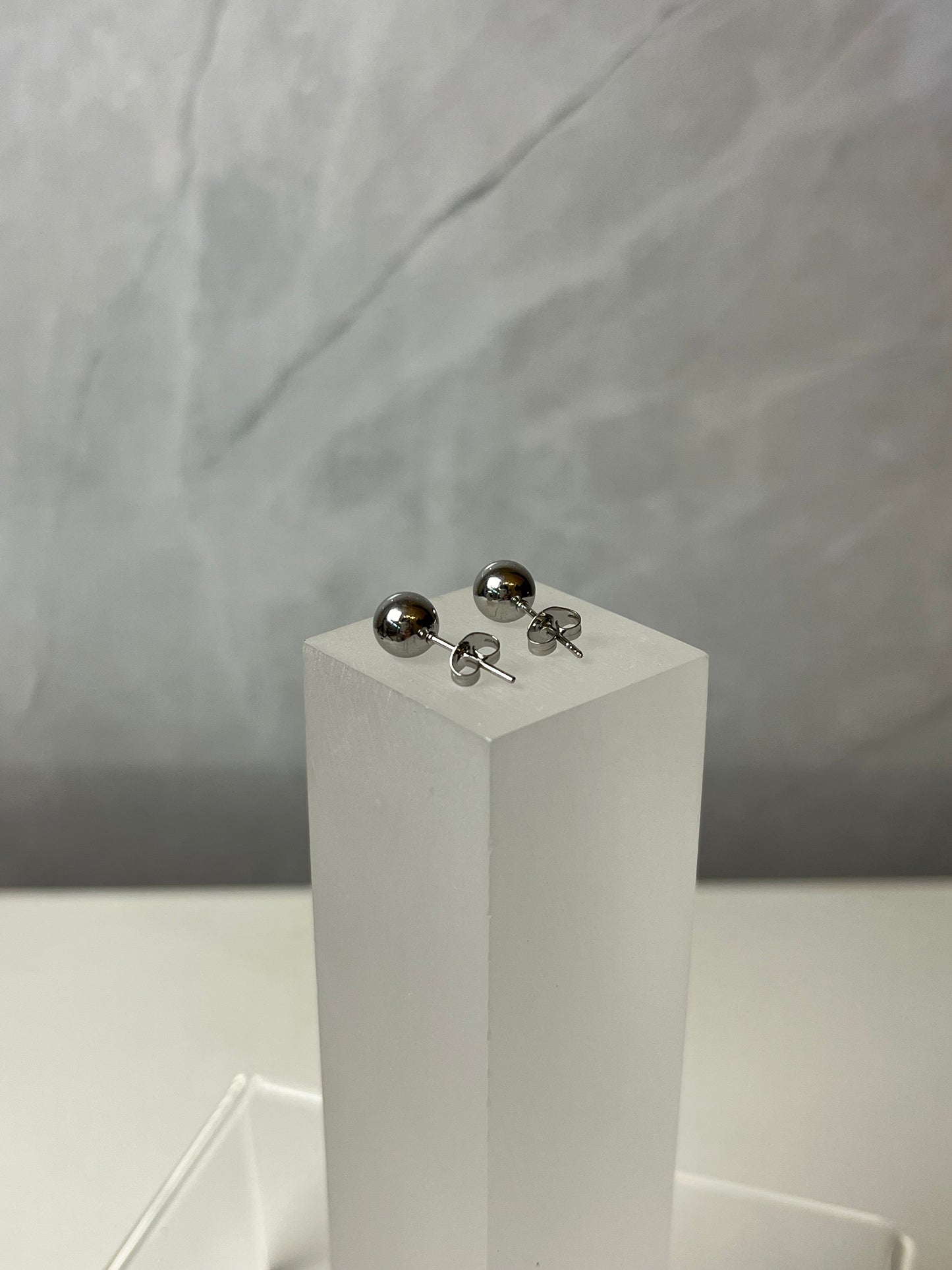 Aretes Ball Tiny Plata