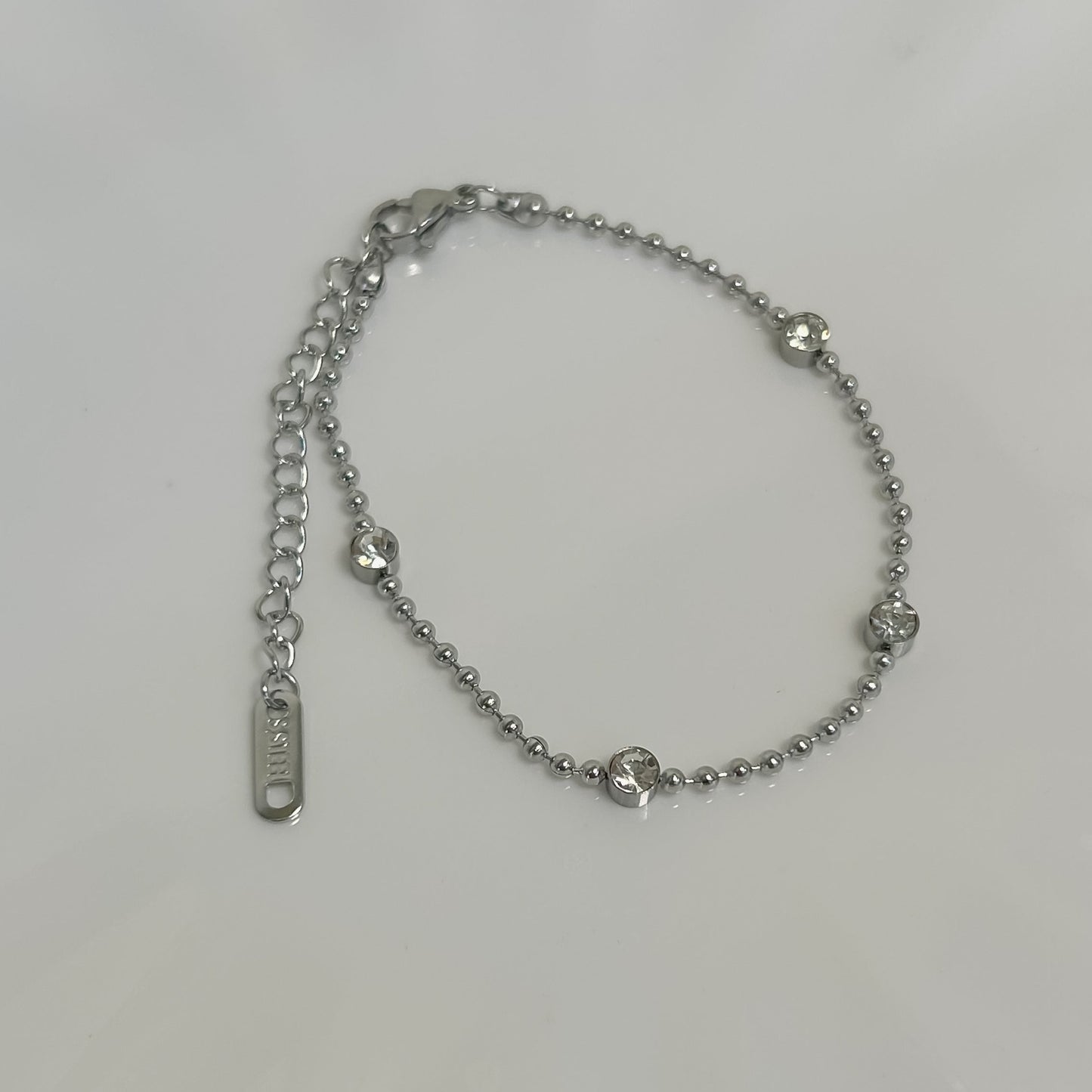 Pulsera Bubble Diamond Plata