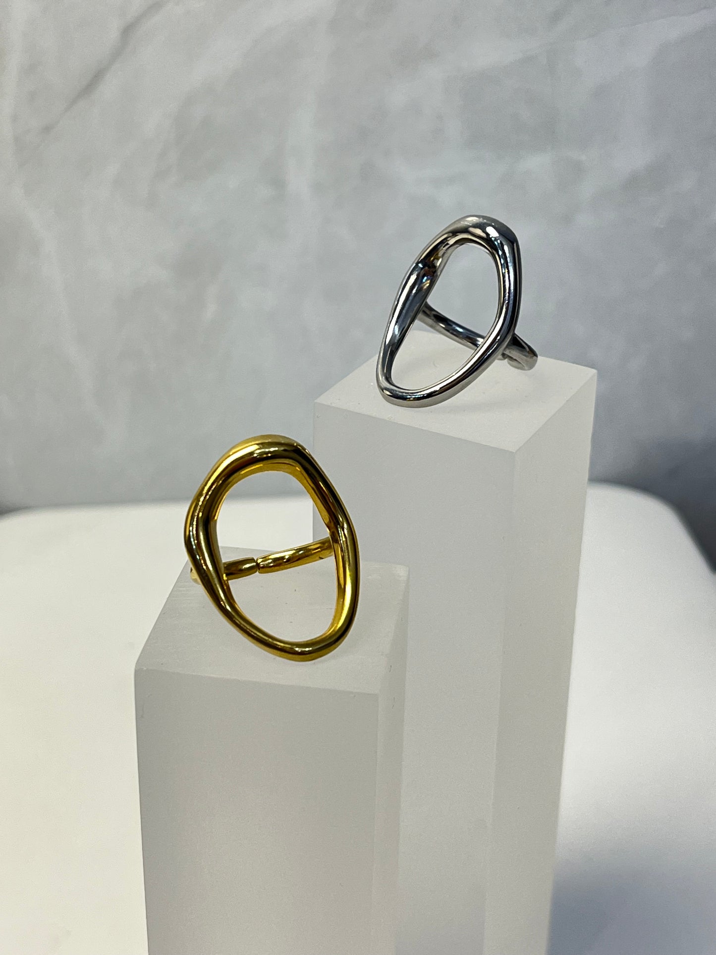 Anillo Olivia Dorado Ajustable