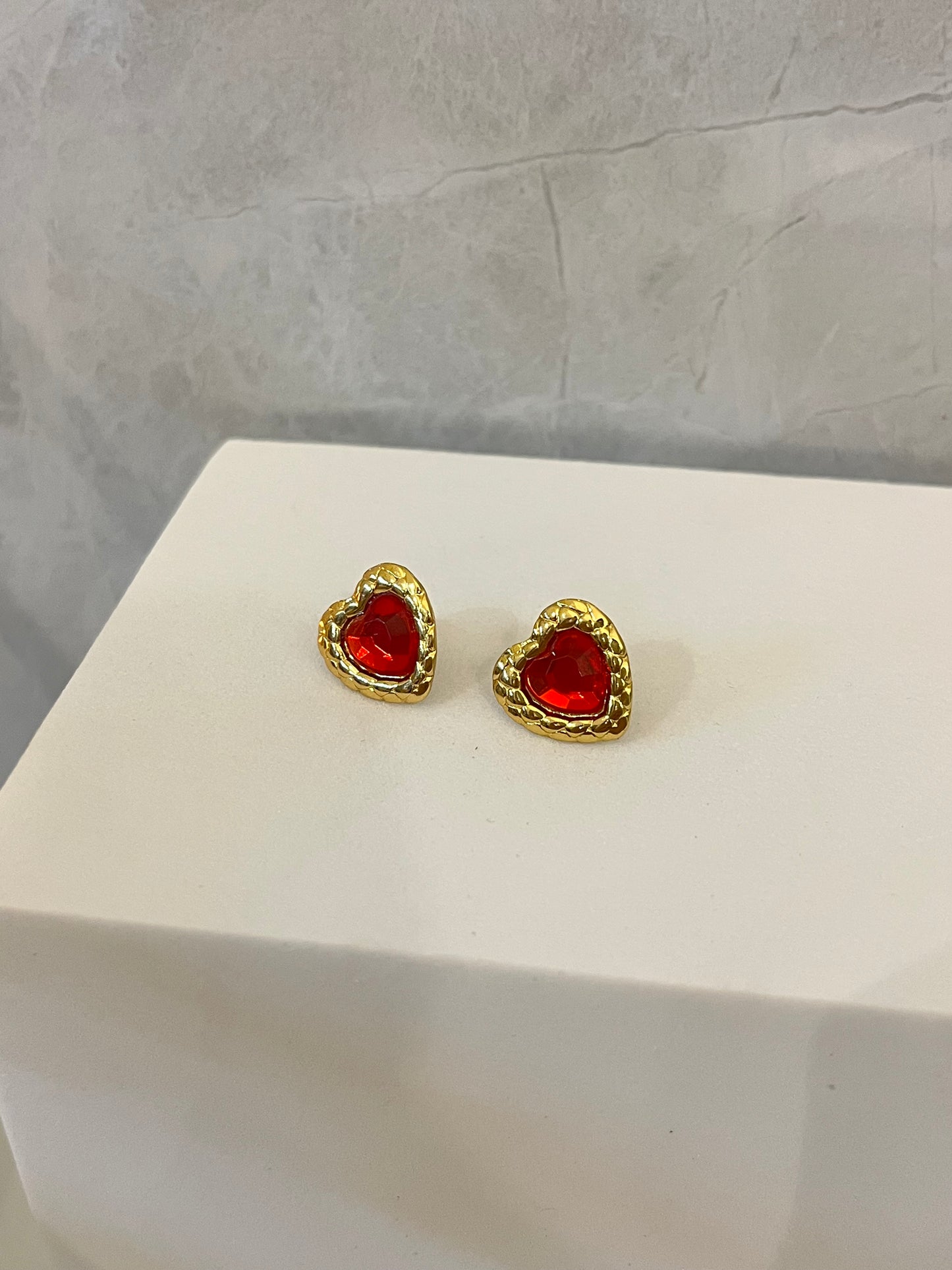 Aretes Red Heart