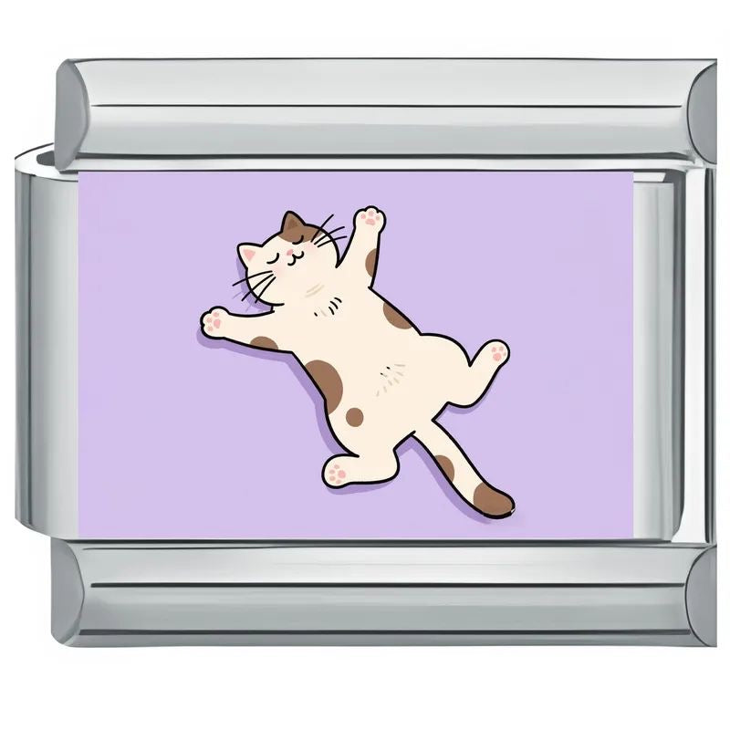 Charm Purple Cat