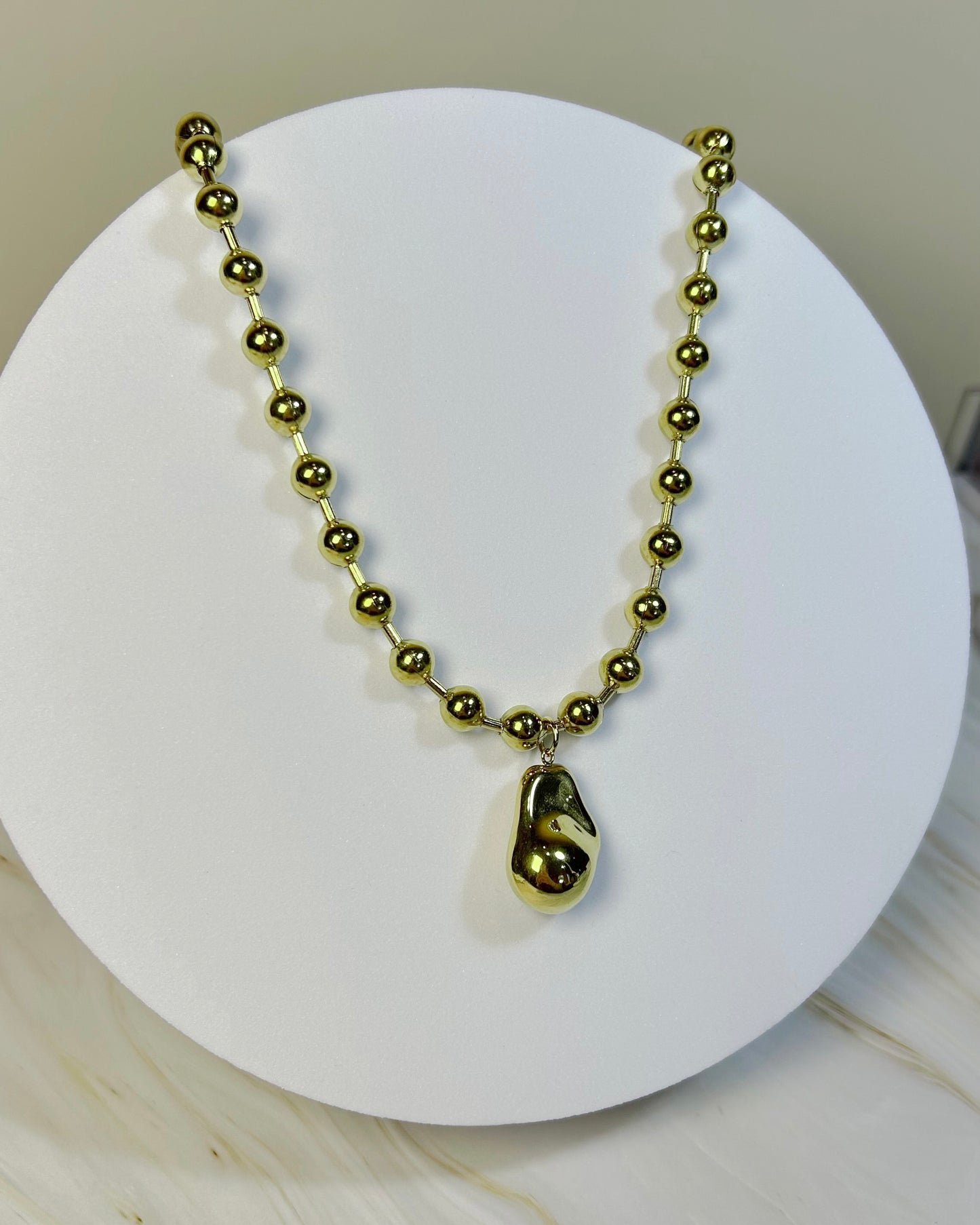 Collar Bali Rock Gold
