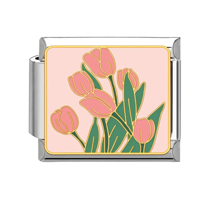Charm Tulipan Rosa