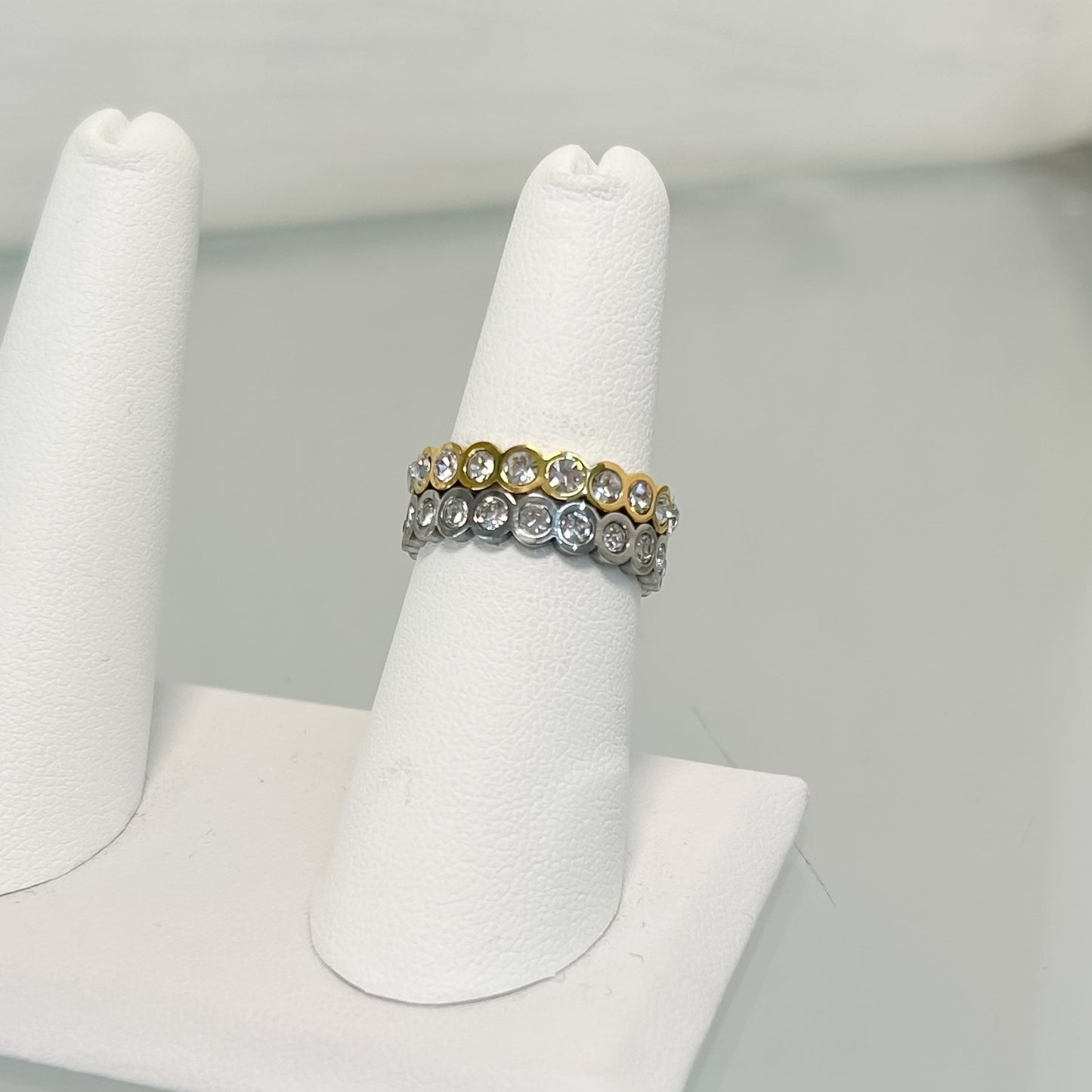 Anillo diamond plata