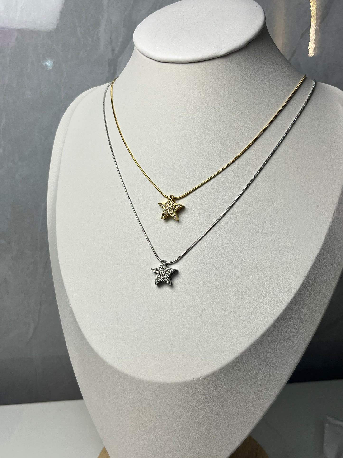 Collar Estrella Shine Plata