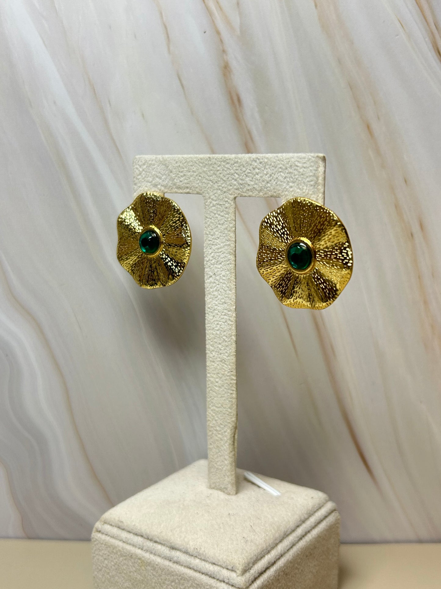 Aretes dragón green