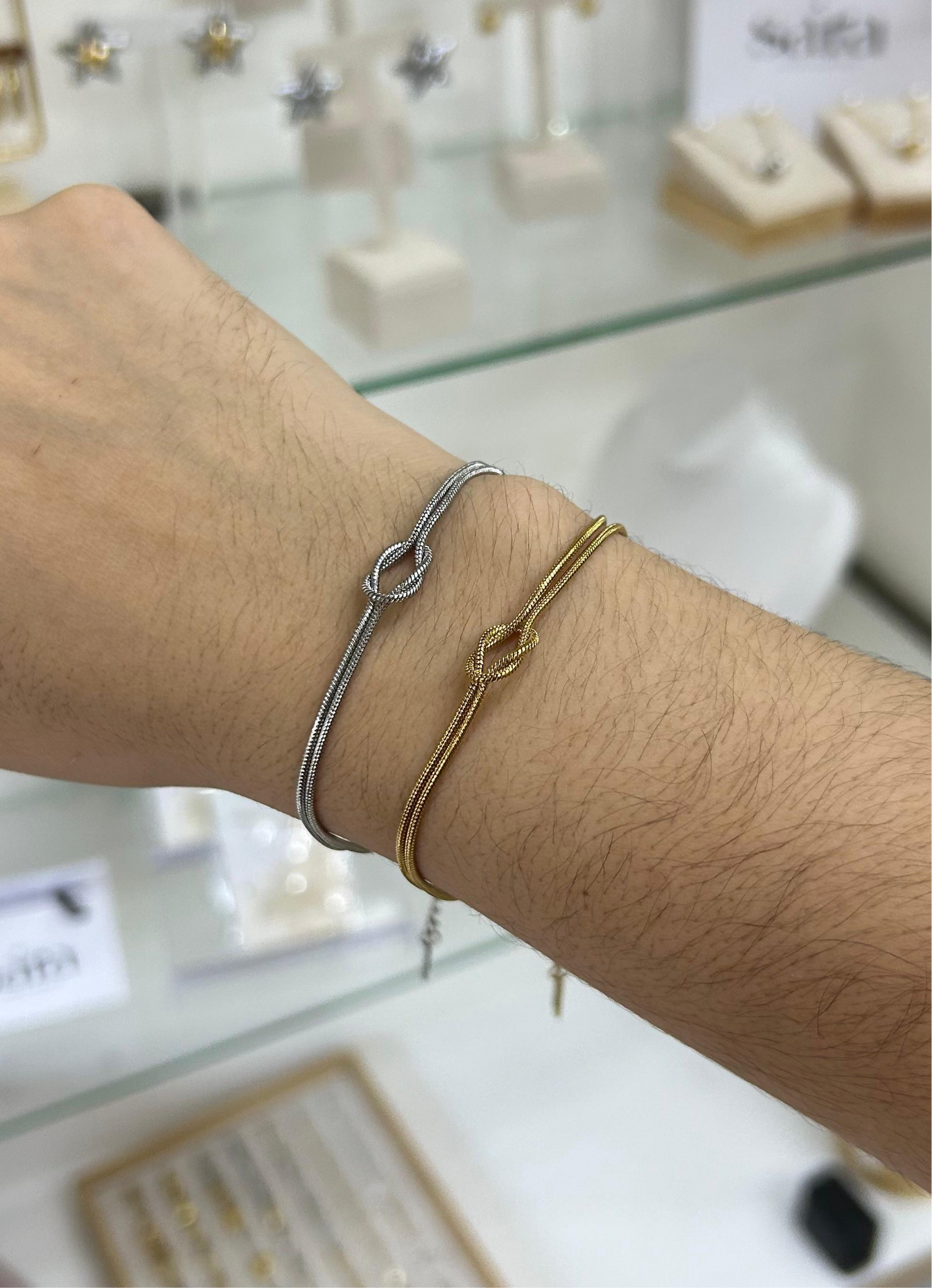 Pulsera Nudo Plata
