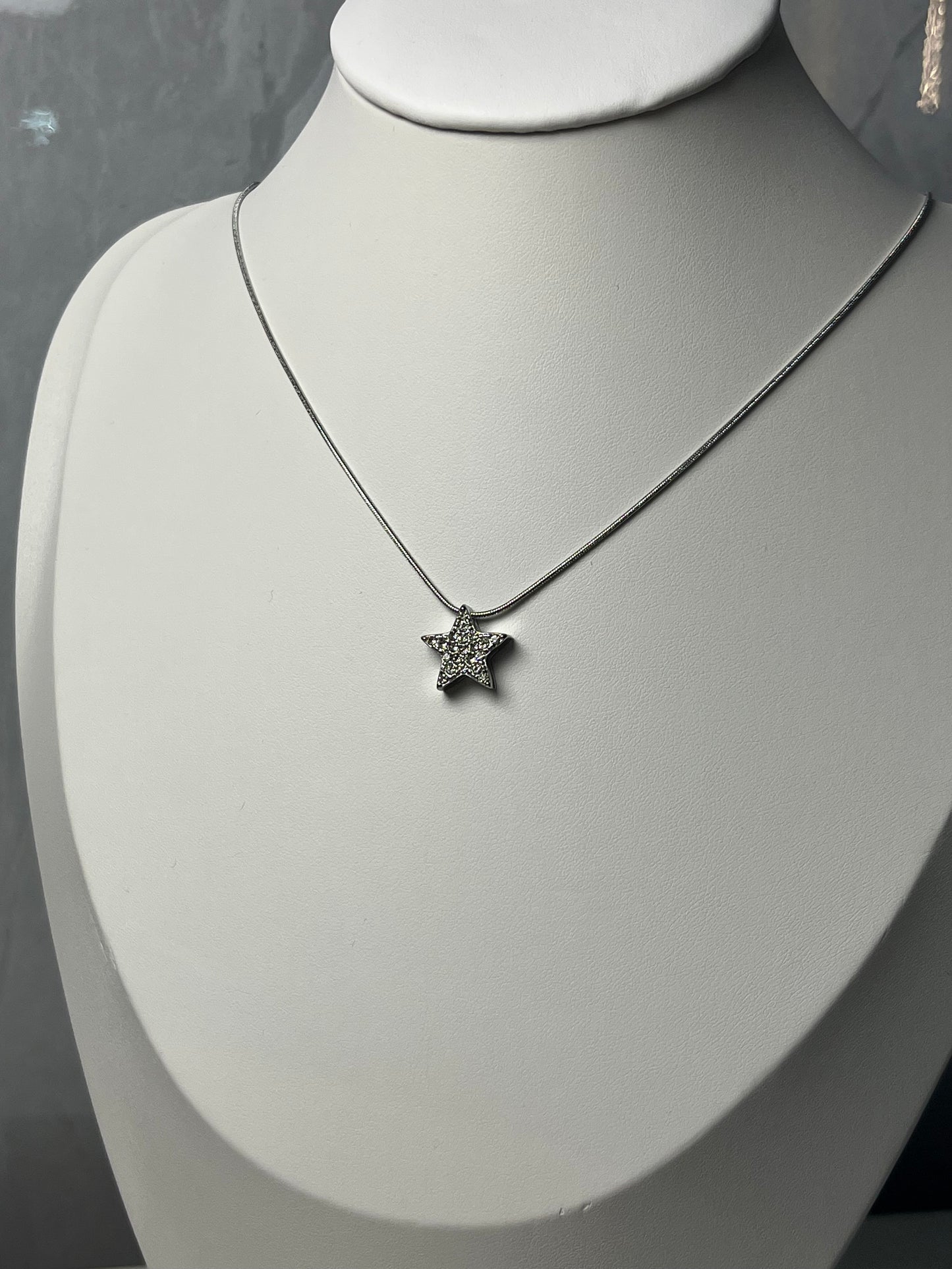 Collar Estrella Shine Plata