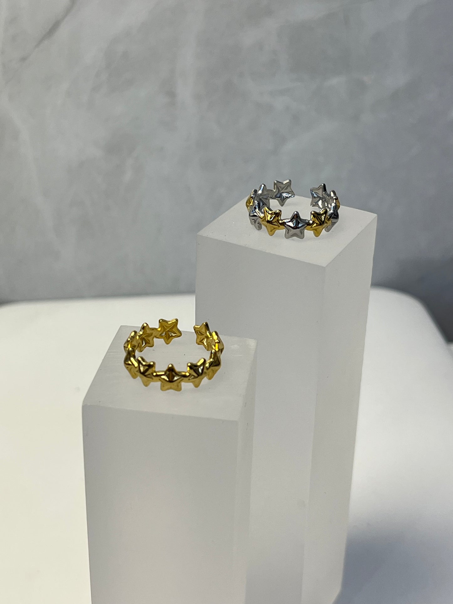 Anillo Stars bicolor