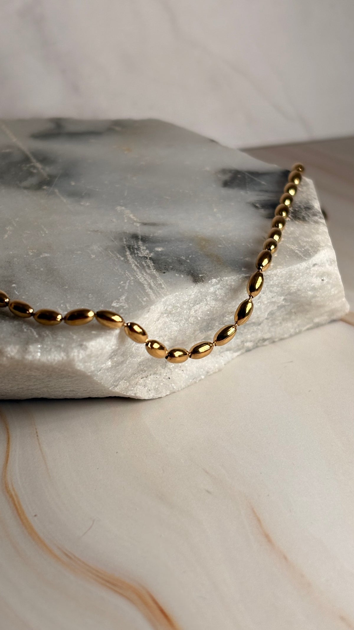 pulsera bubble mini dorada