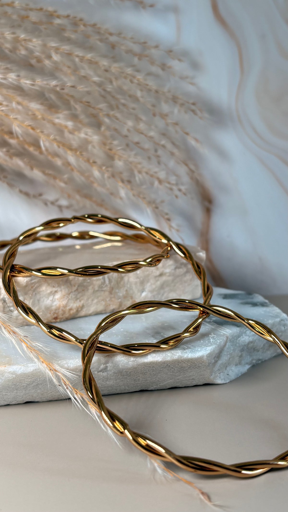 brazalete golden entorchado