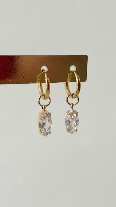 Hoops Diamond Gold