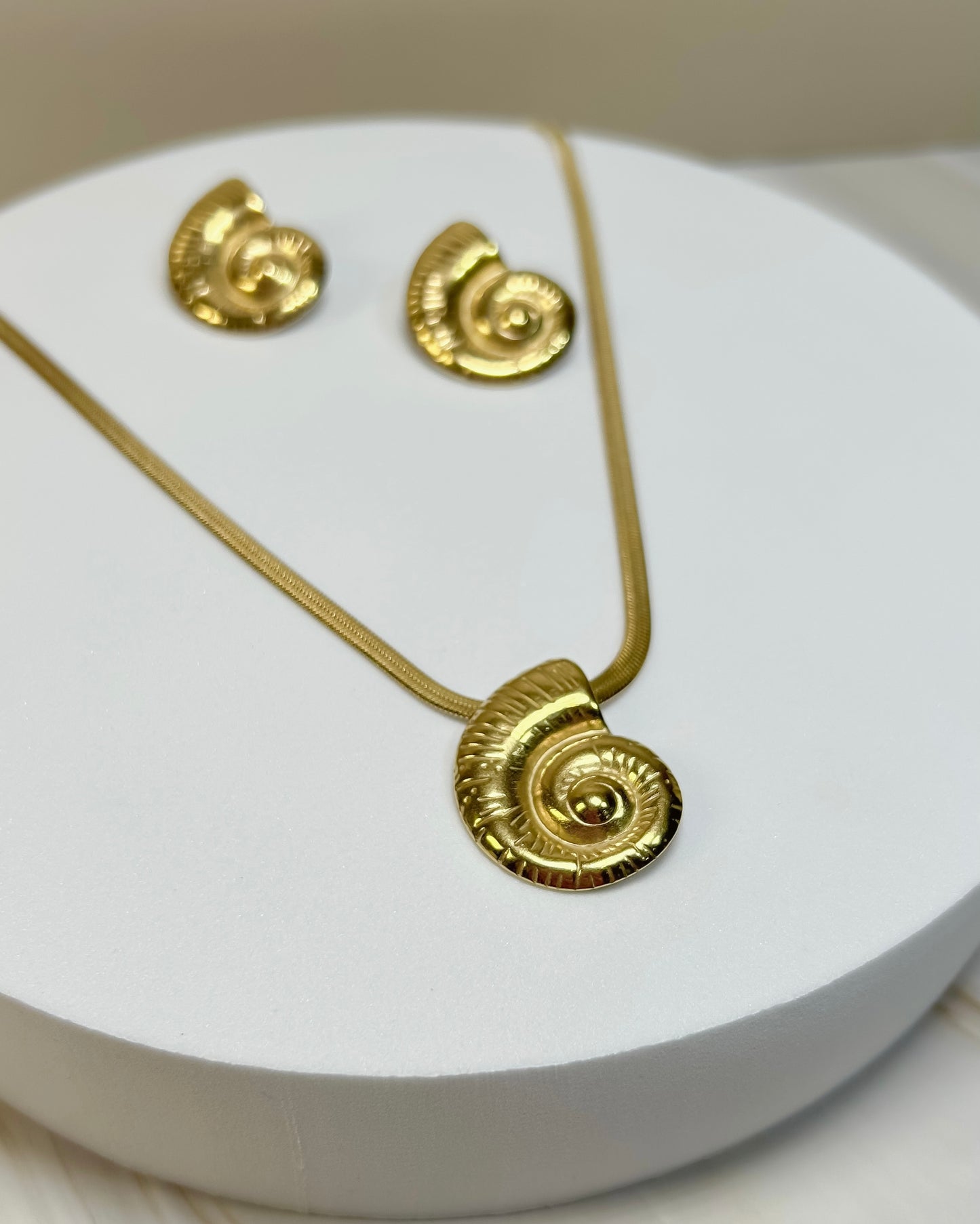 Collar & Aretes Caracol