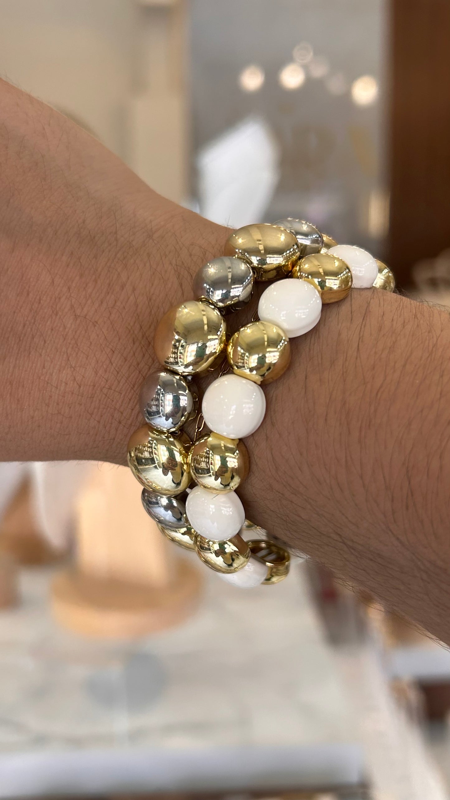 Pulsera White Bubble