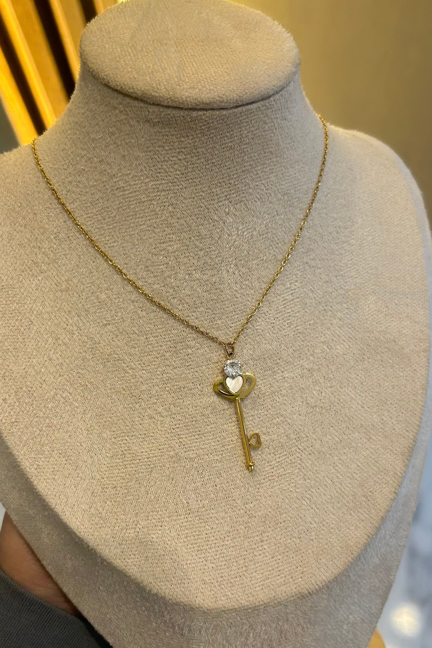 Collar Key Heart