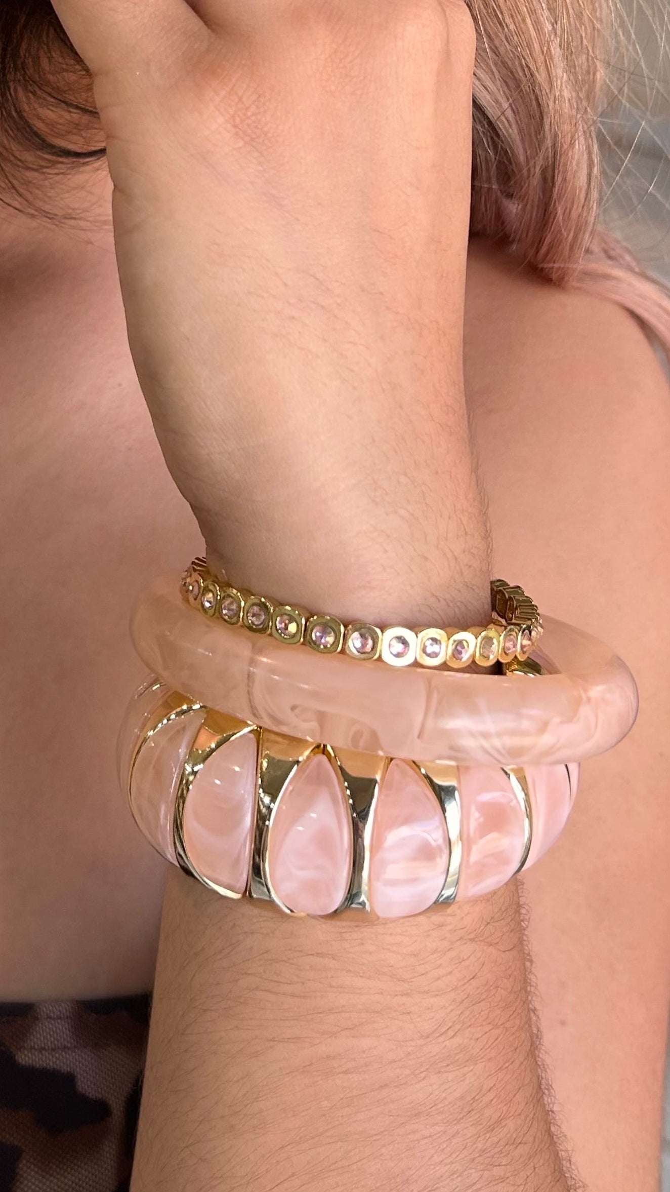 pulsera concha rosita