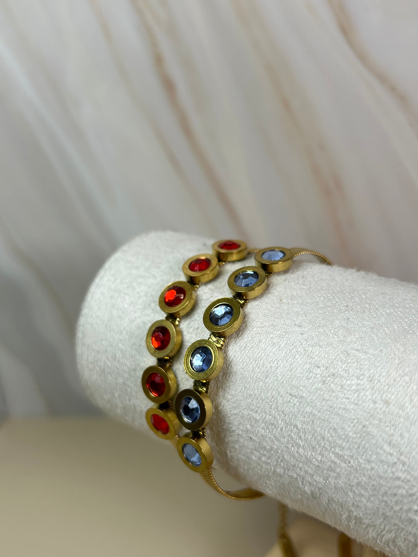 Pulsera ojo de gato azul