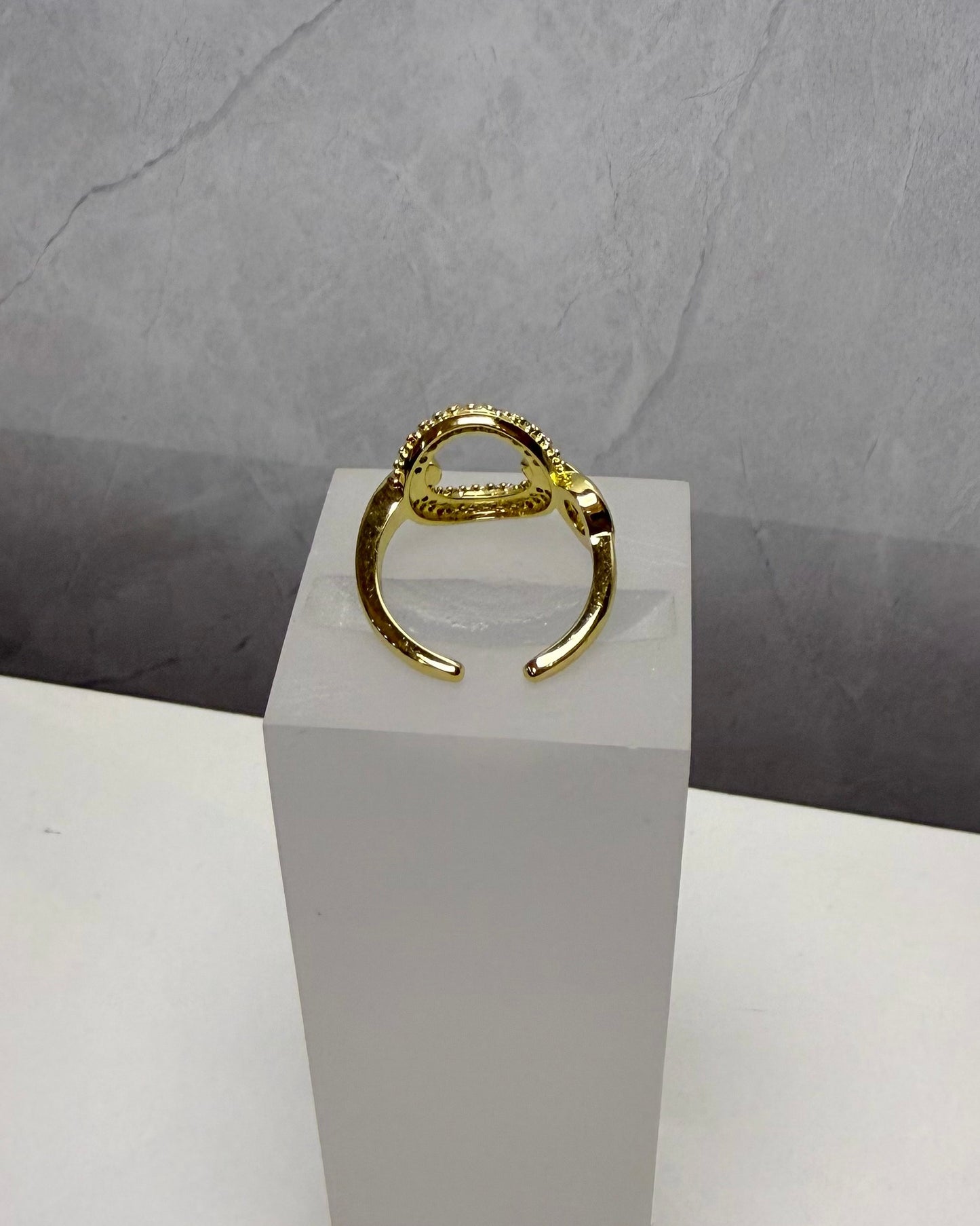 Anillo Circular con cristales