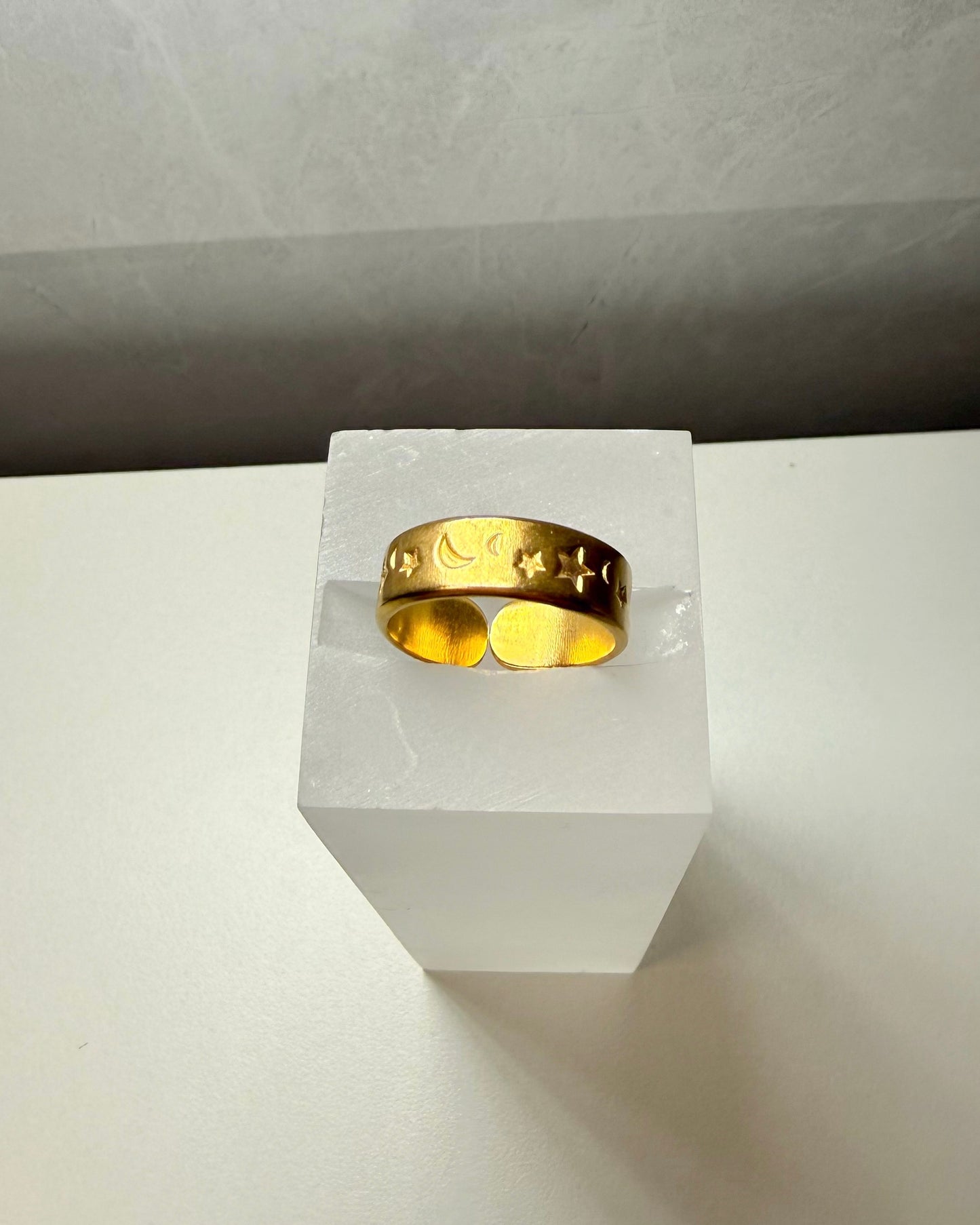 Anillo Golden stars moon