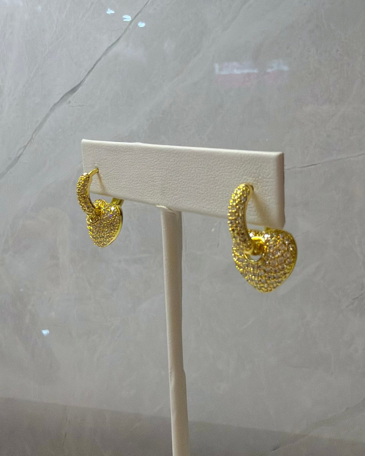 Aretes Heart golden