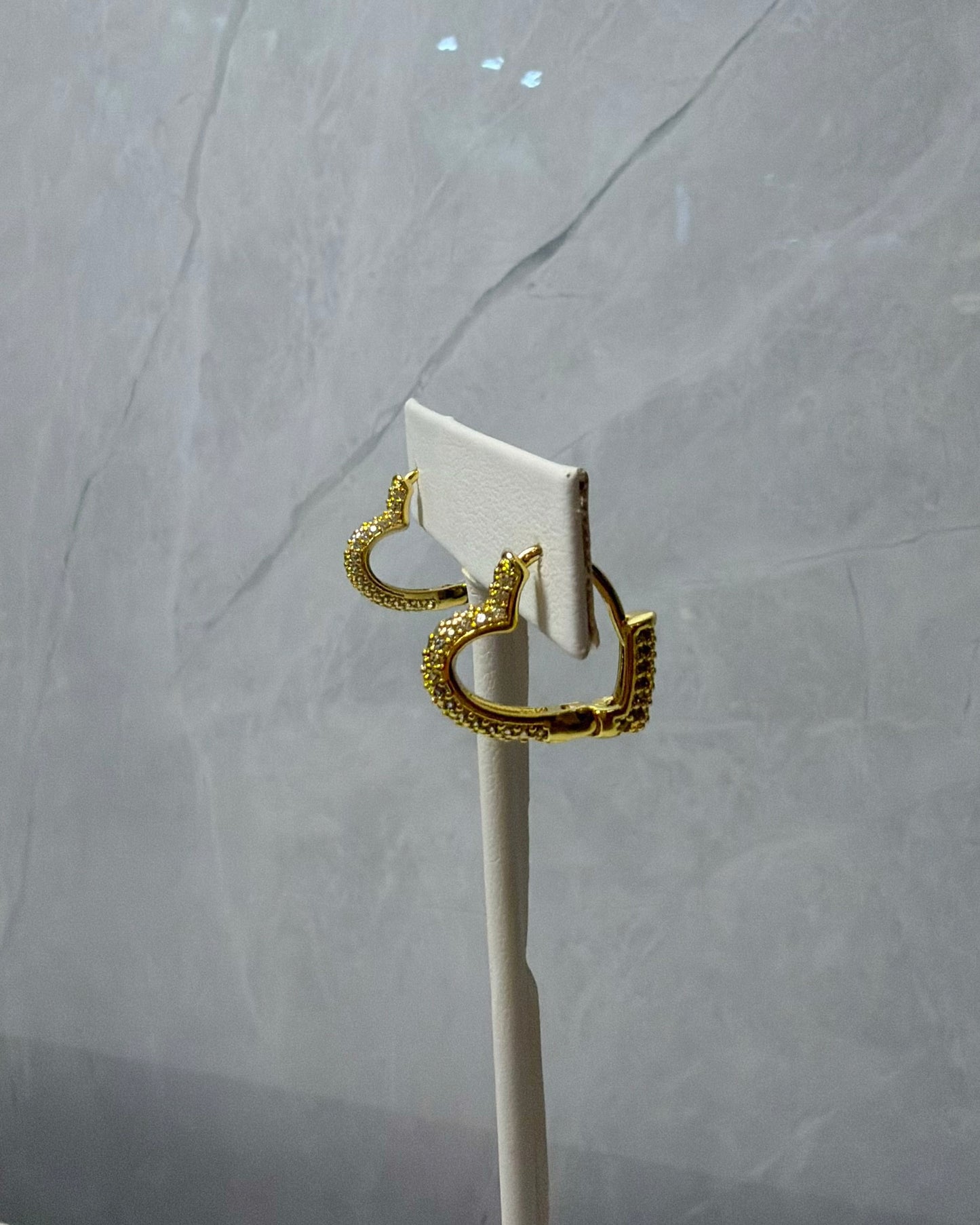 Aretes Hearts golden