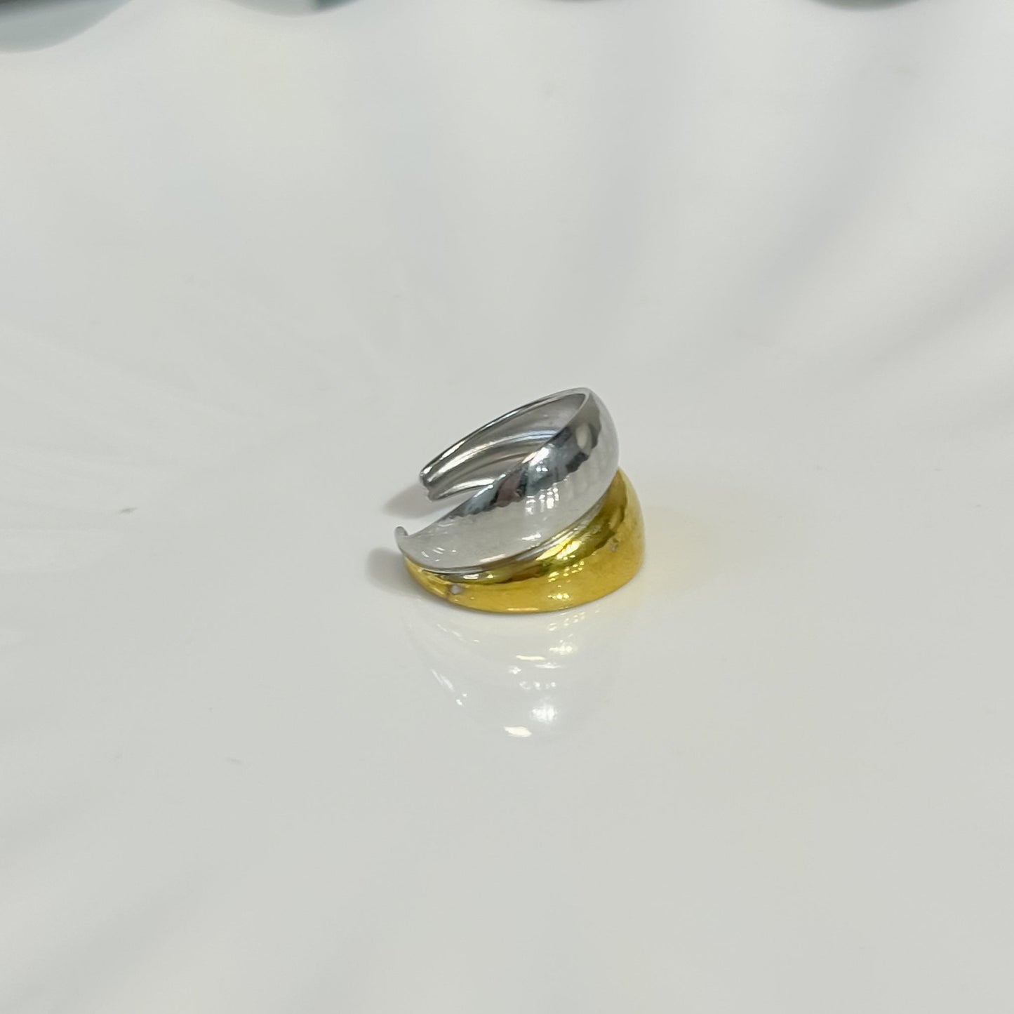 Anillo Celine Bicolor