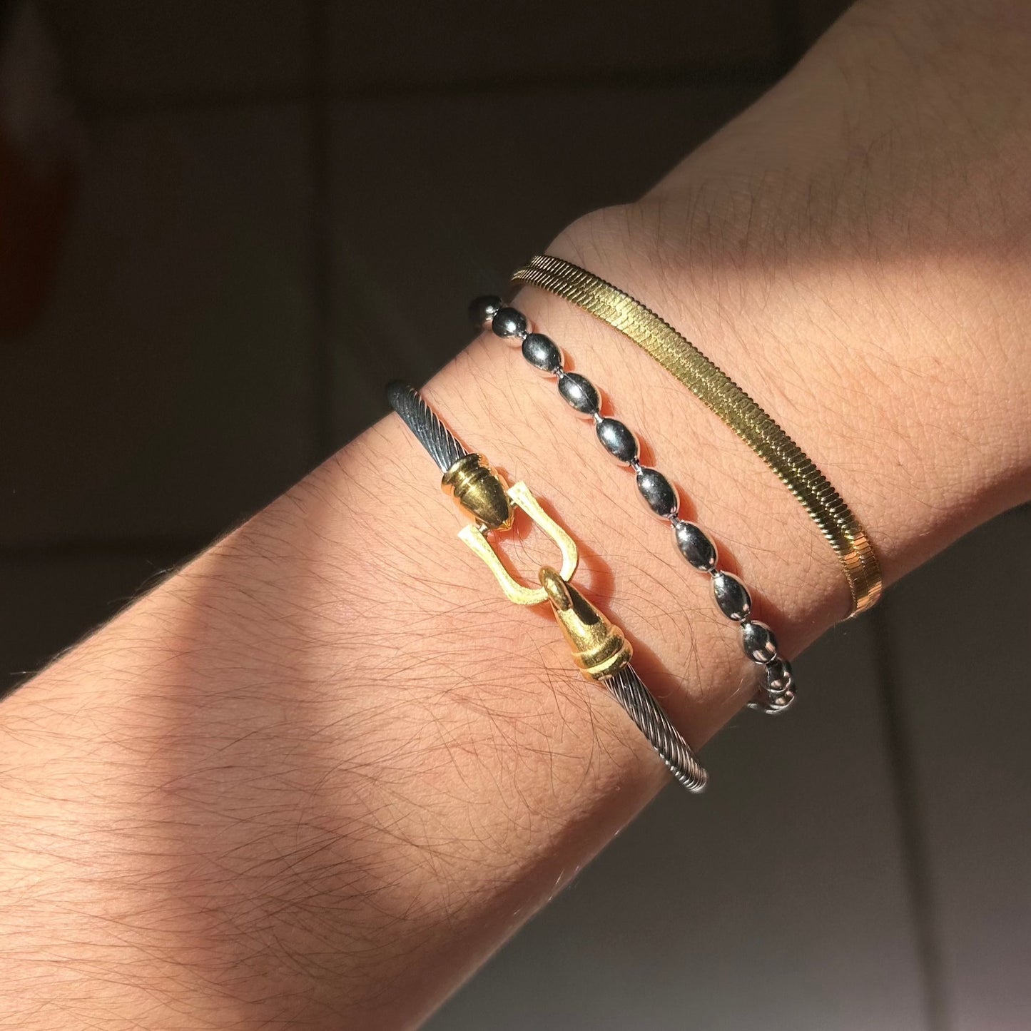 Pulsera Lisa Dorada
