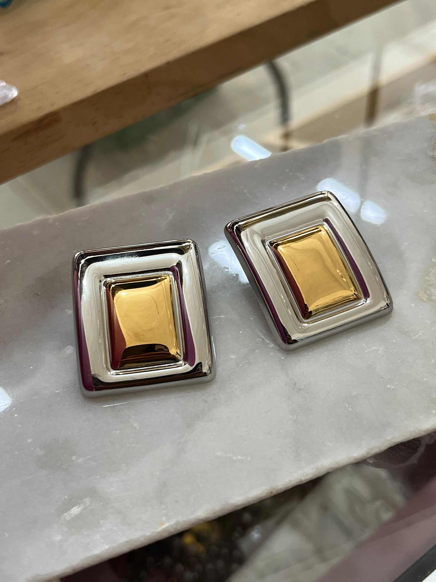 Aretes Maxi Mark Bicolor