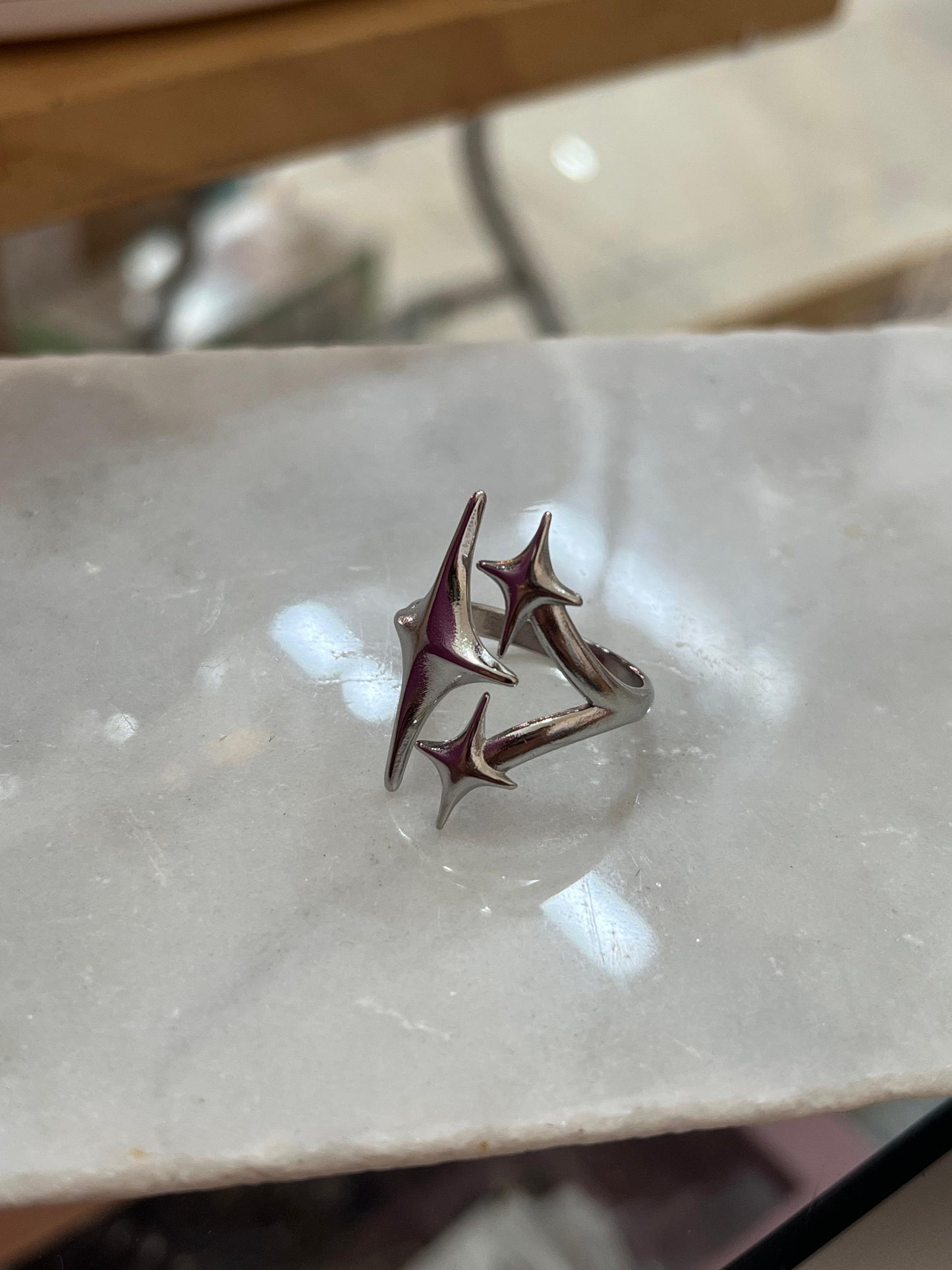 Anillo Destello Plata