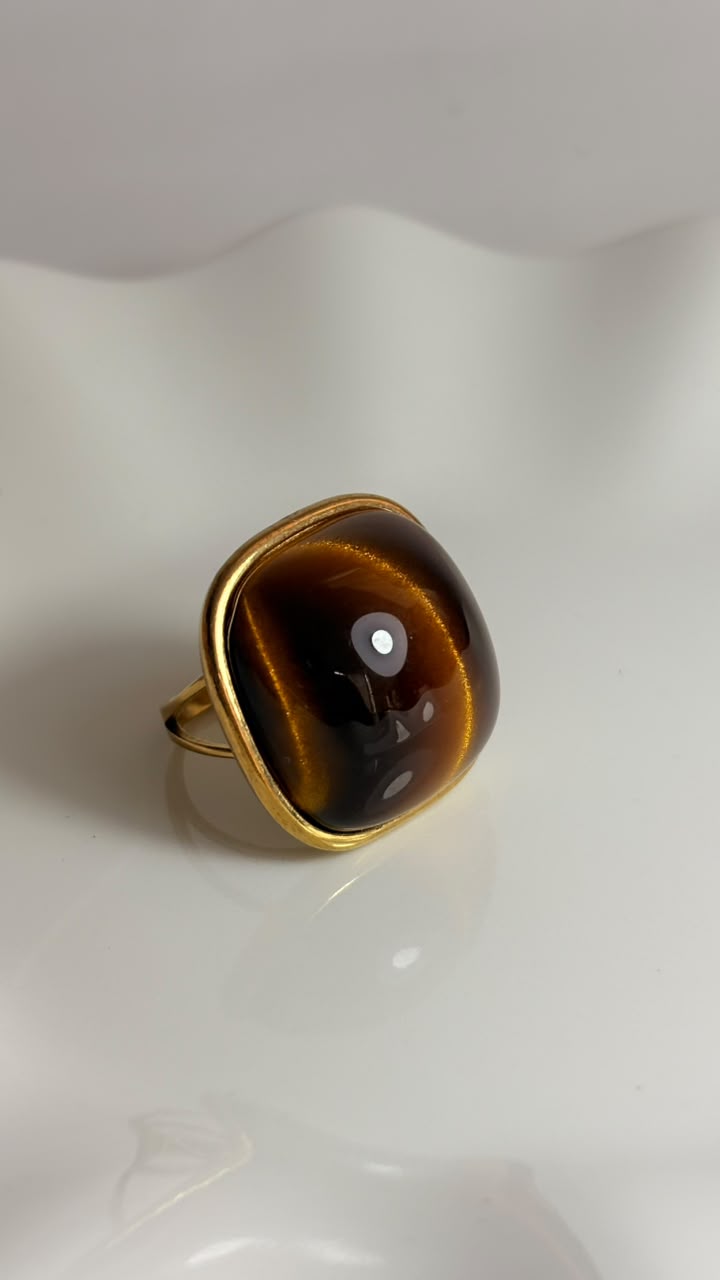 Anillo Brown Stone