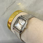 Reloj cuadrado mini casio plata