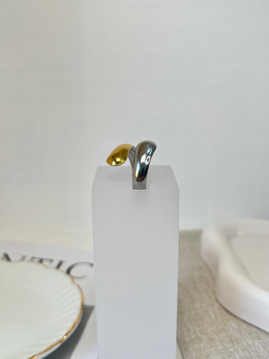 Anillo Drop Bicolor