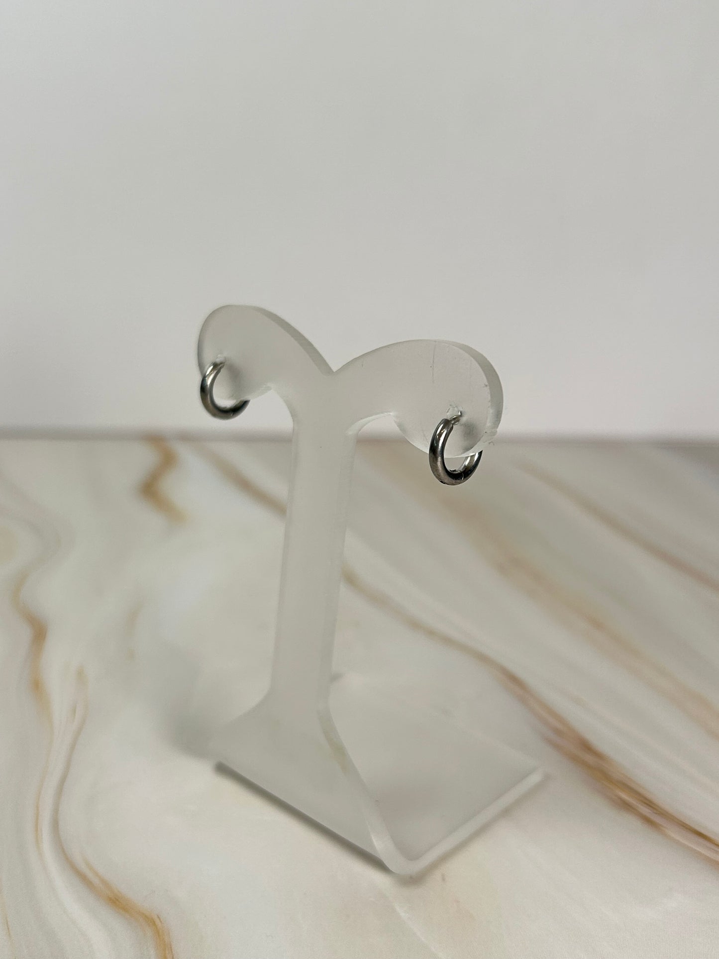 Argollas basic mini plata