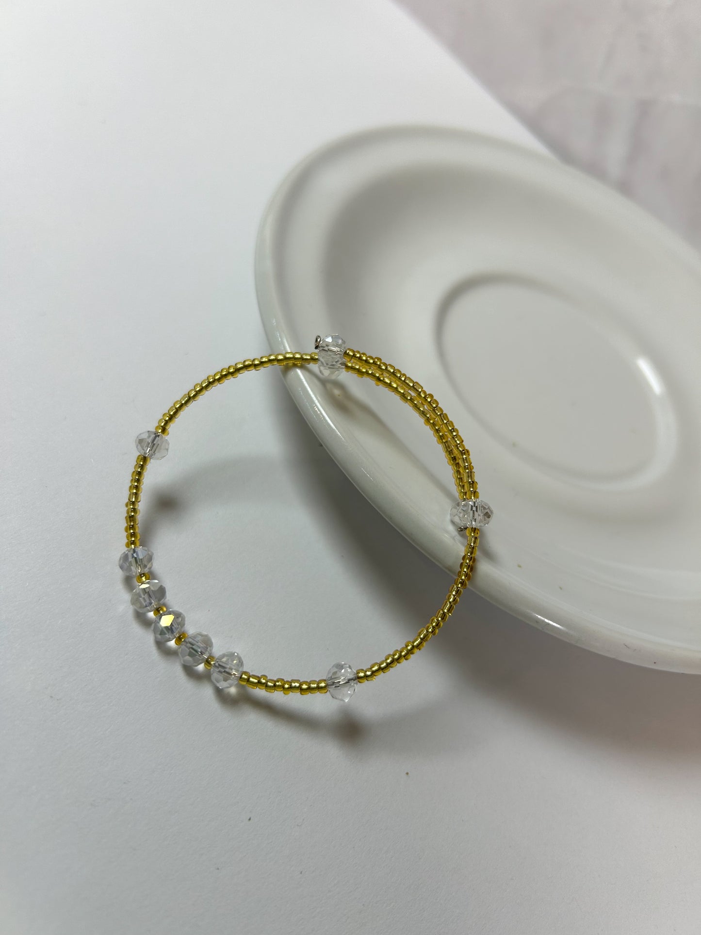 Pulsera stone blanco