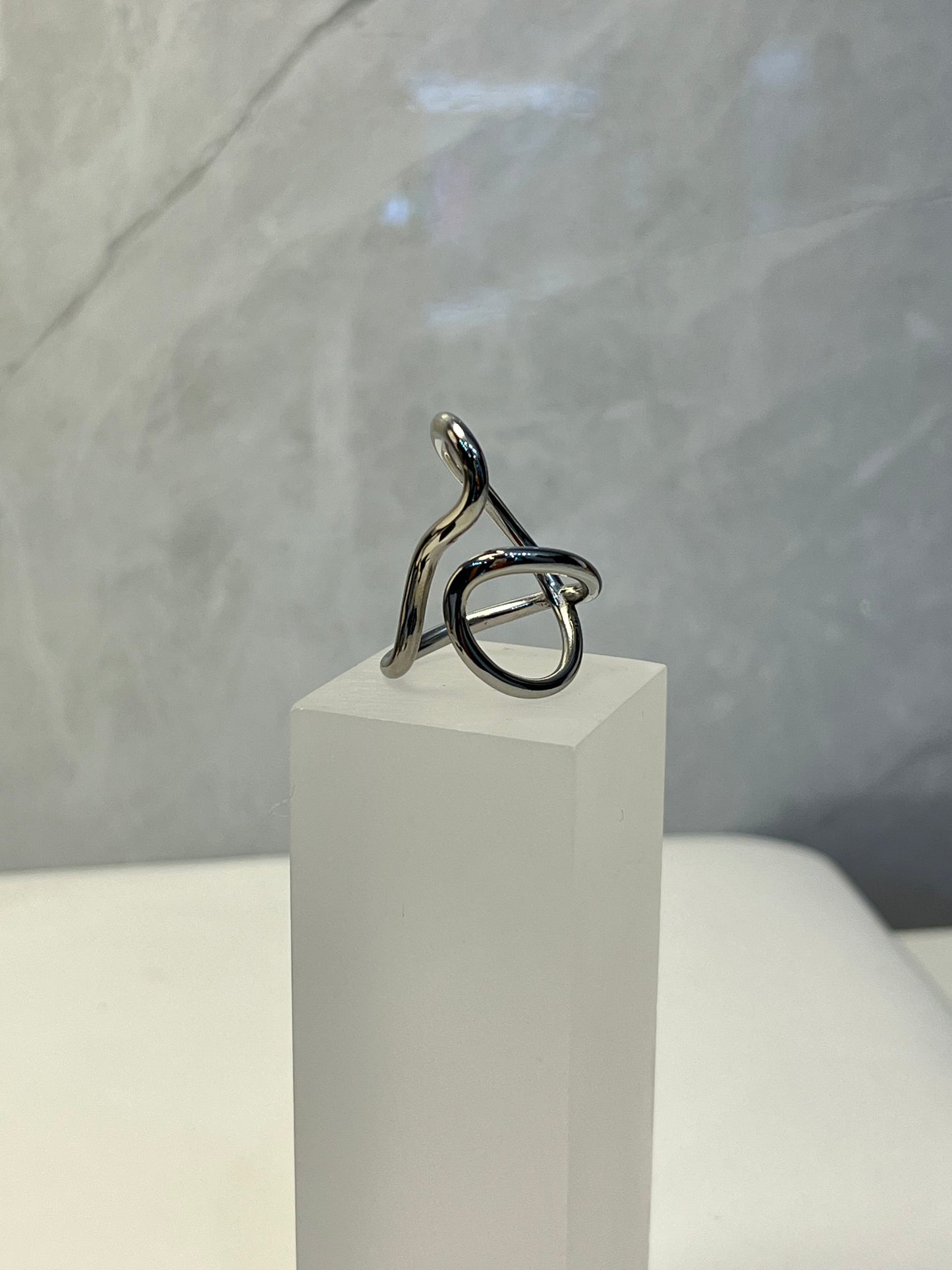 Anillo Irene Liso Plata