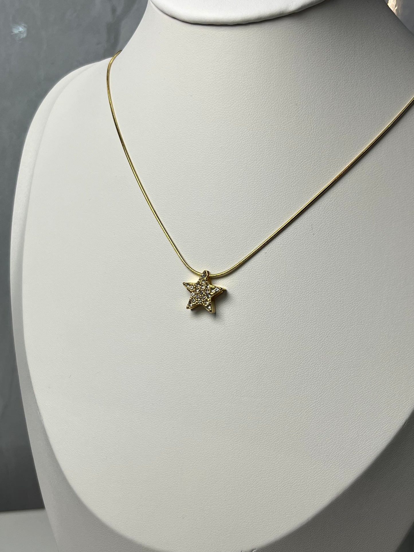 Collar Estrella Shine Gold