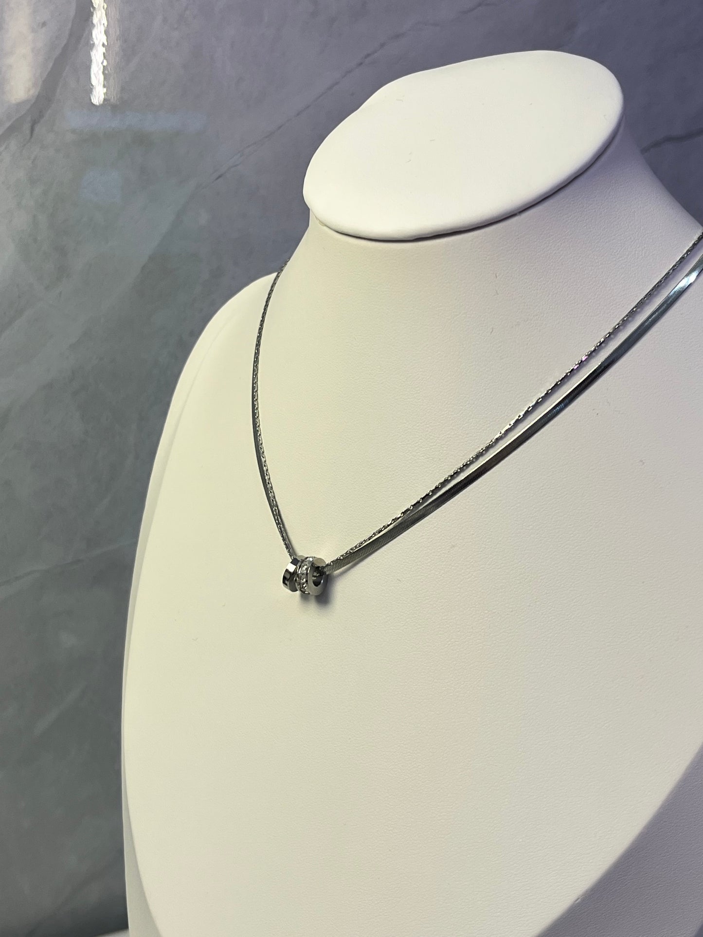 Collar Roma Lisa Plata