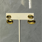 Aretes Double Drop Gold