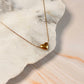 Collar mini corazon dorado