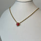 Collar VC rojo mini