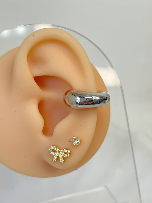Earcuff Chunky Plata
