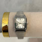 Reloj cuadrado mini casio plata