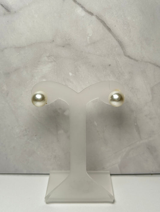 Aretes pearl grande golden