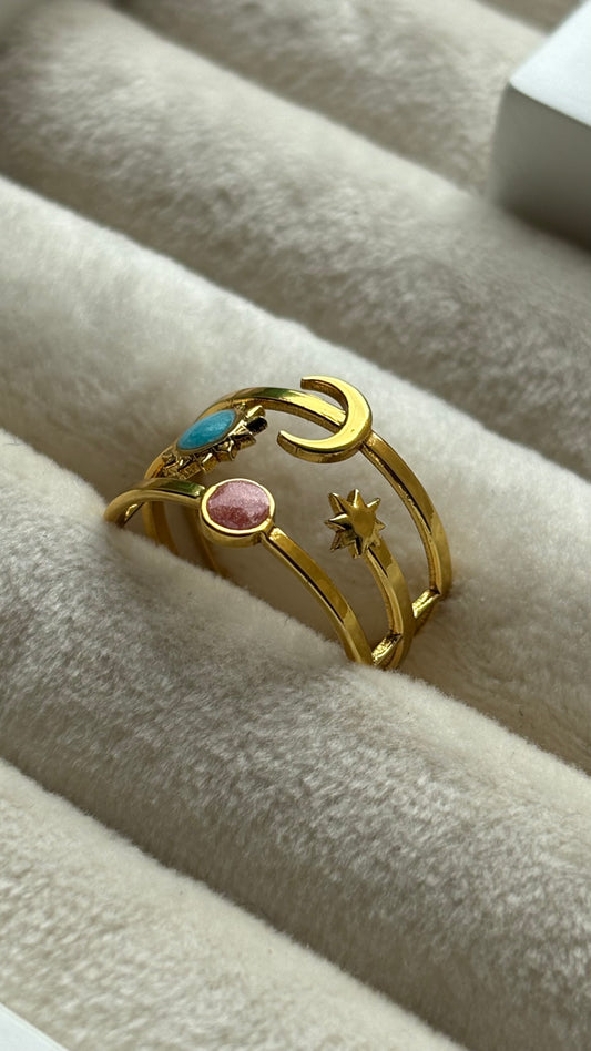 Anillo espacio colores