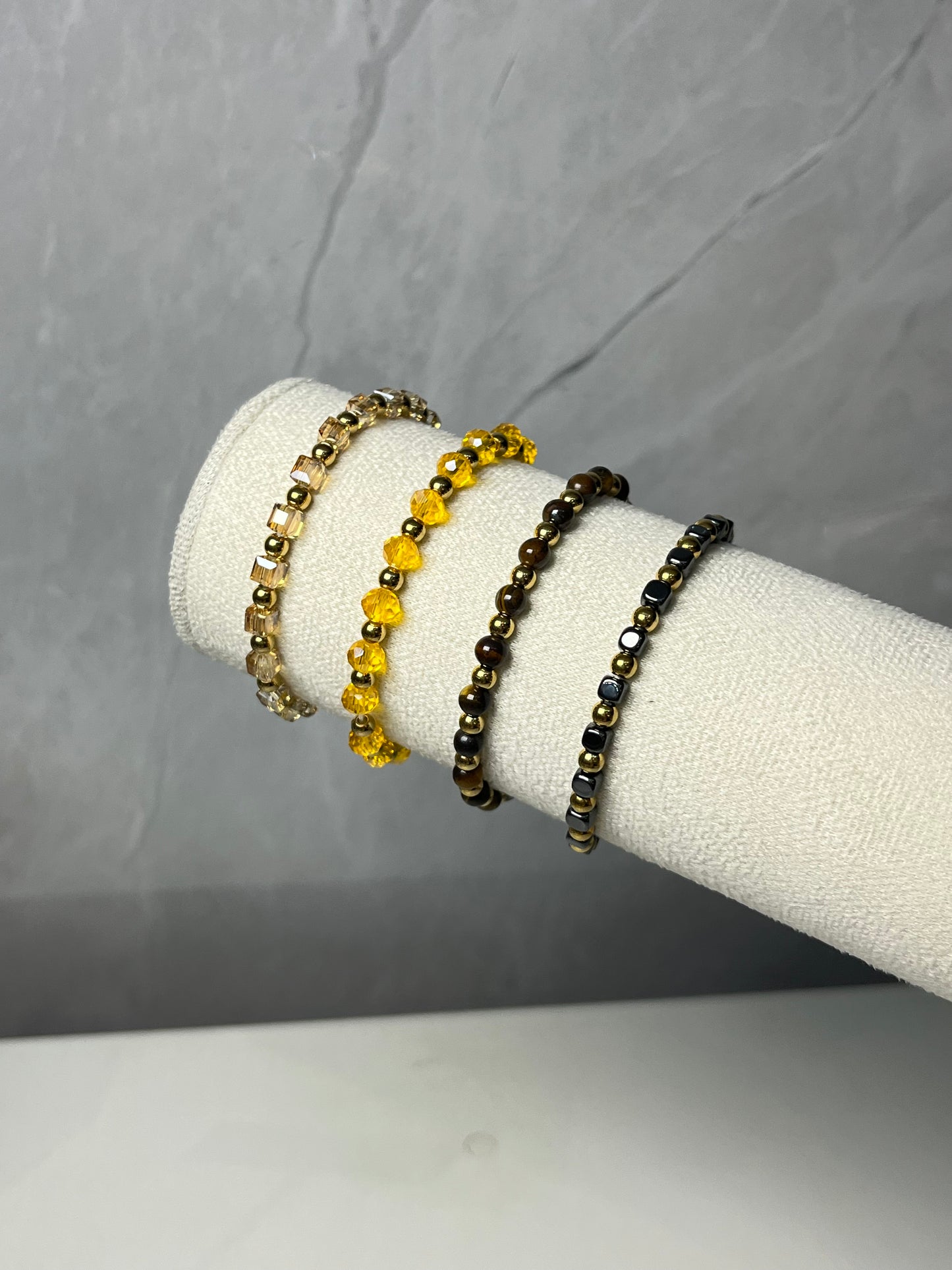 Pulsera Piedras Amarillo