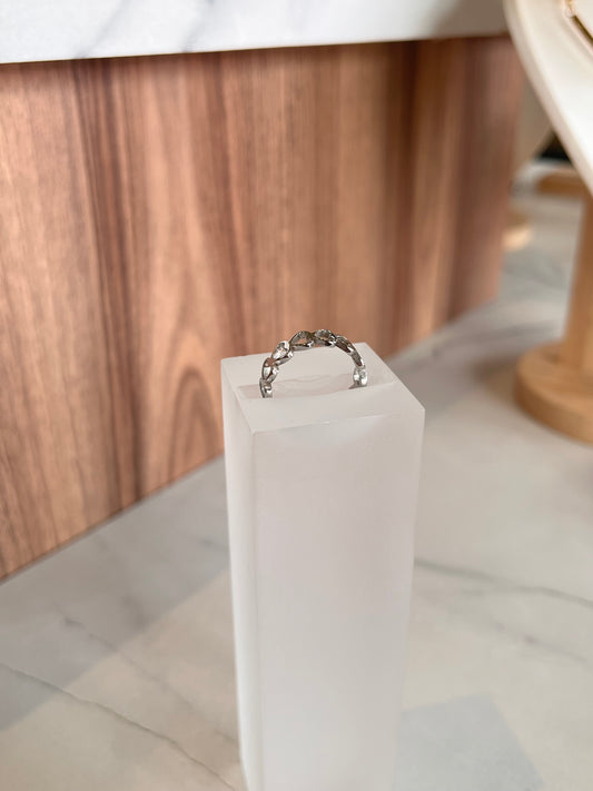 Anillo corazón mini plata