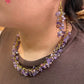 Collar & Aretes piedra hermosas