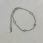Pulsera Bubble Diamond Plata